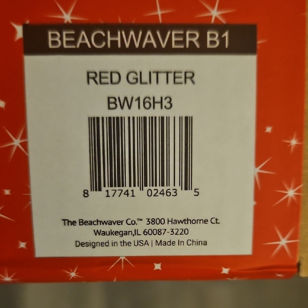 The Beachwaver Co. Red Hair Curler NIB - Picture 6 of 7